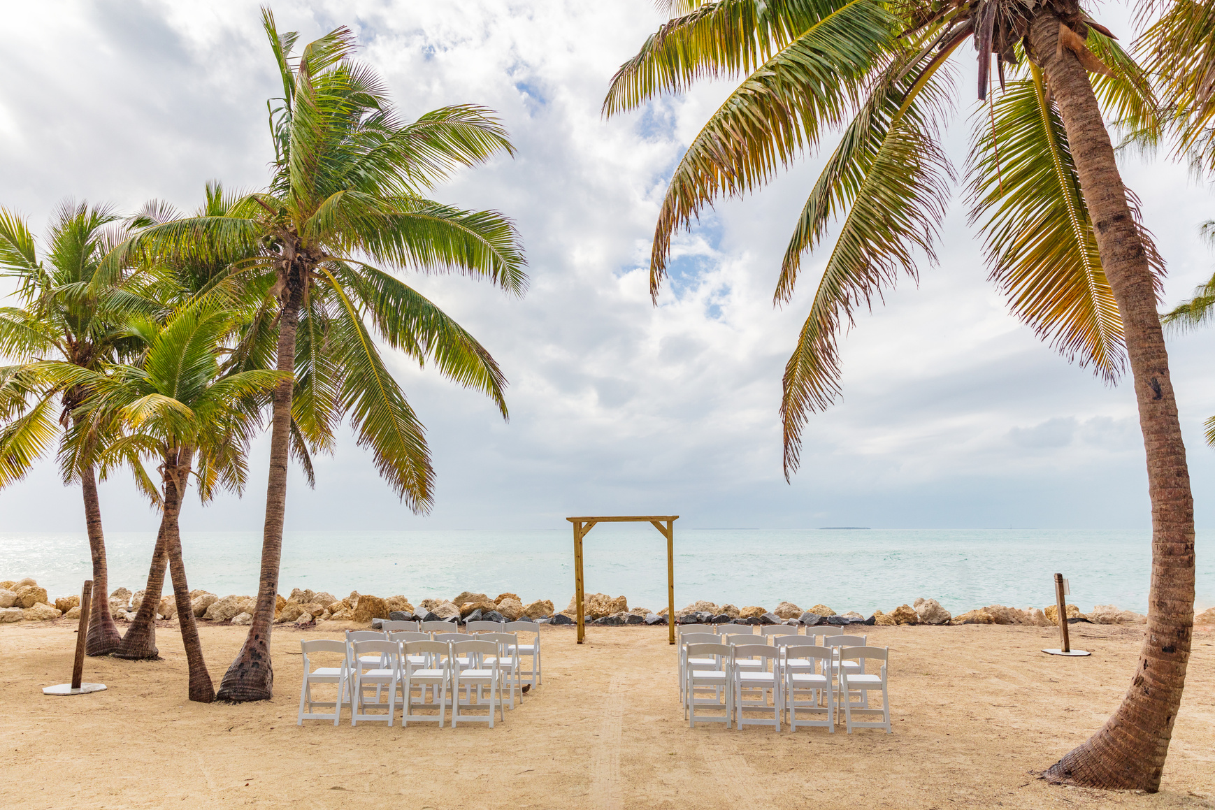 Wedding Altar Venue for Ceremony at the Beach